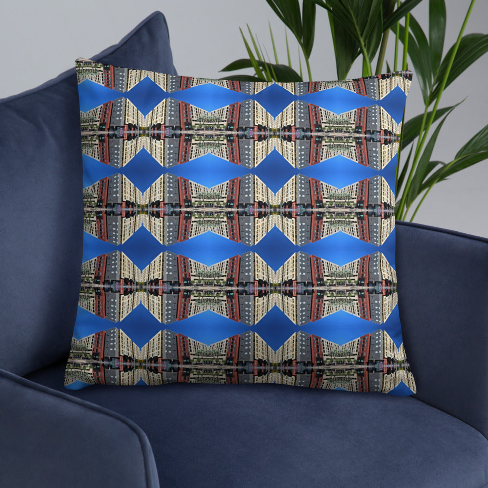 The "Blue  Ella" Designer Pillow