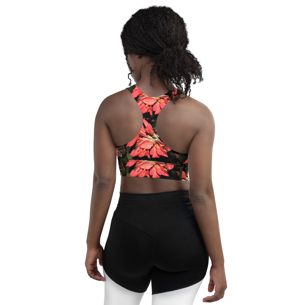 The pinkling Longline sports bra