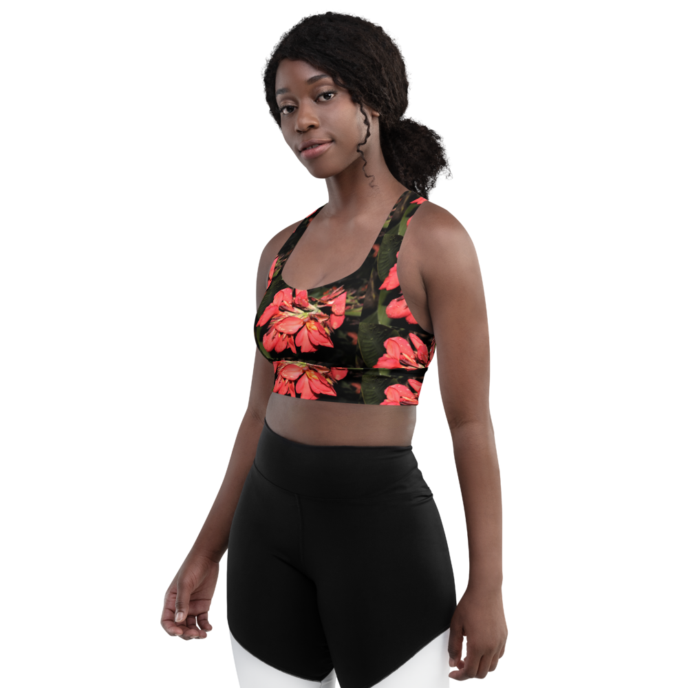 The pinkling Longline sports bra