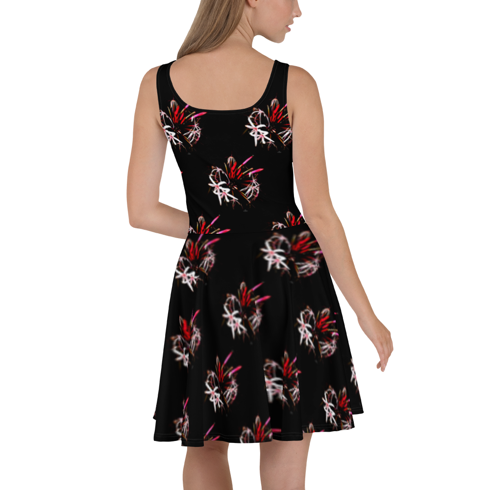 "Burgundy Floral" dress