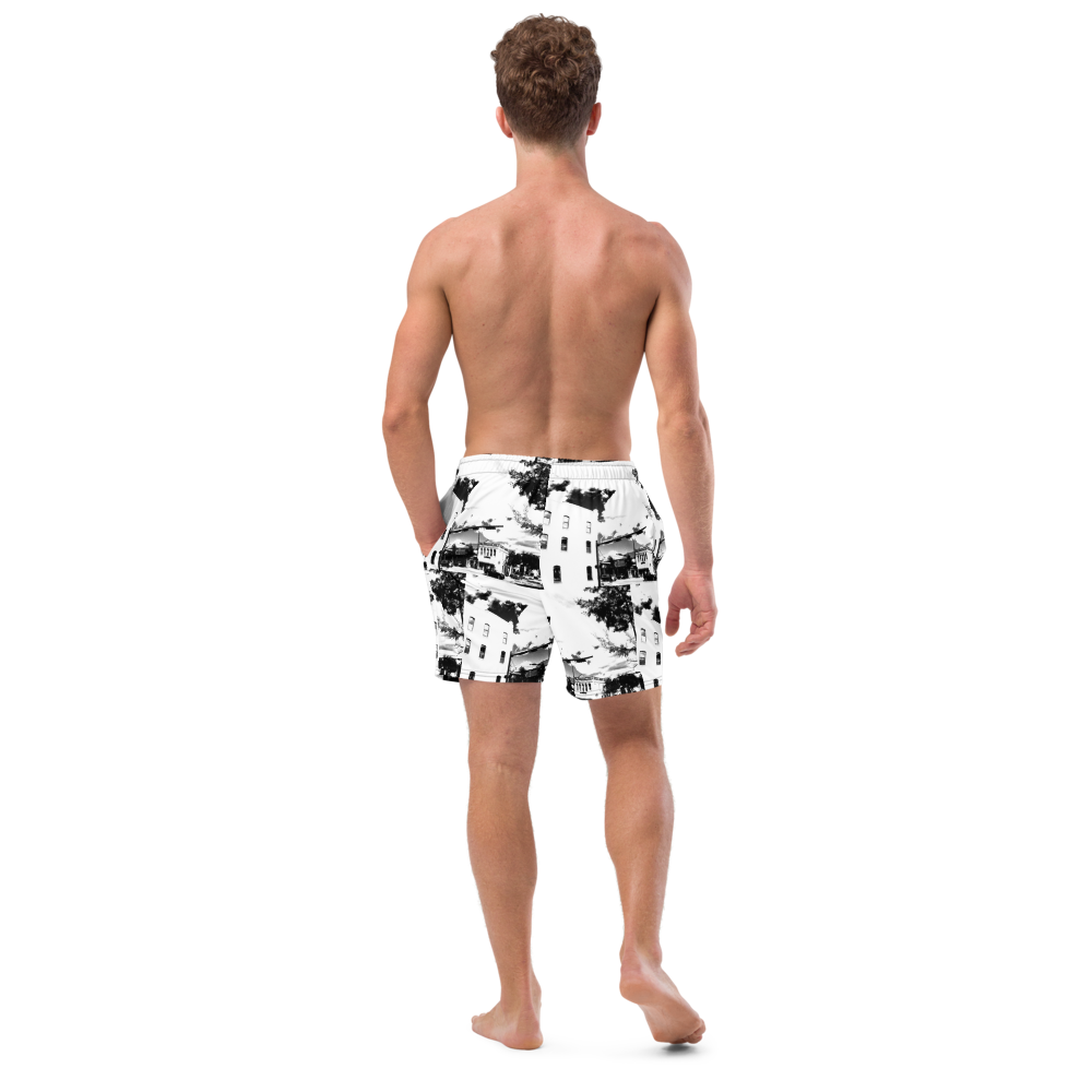 The Downtowner" Men's swim trunks