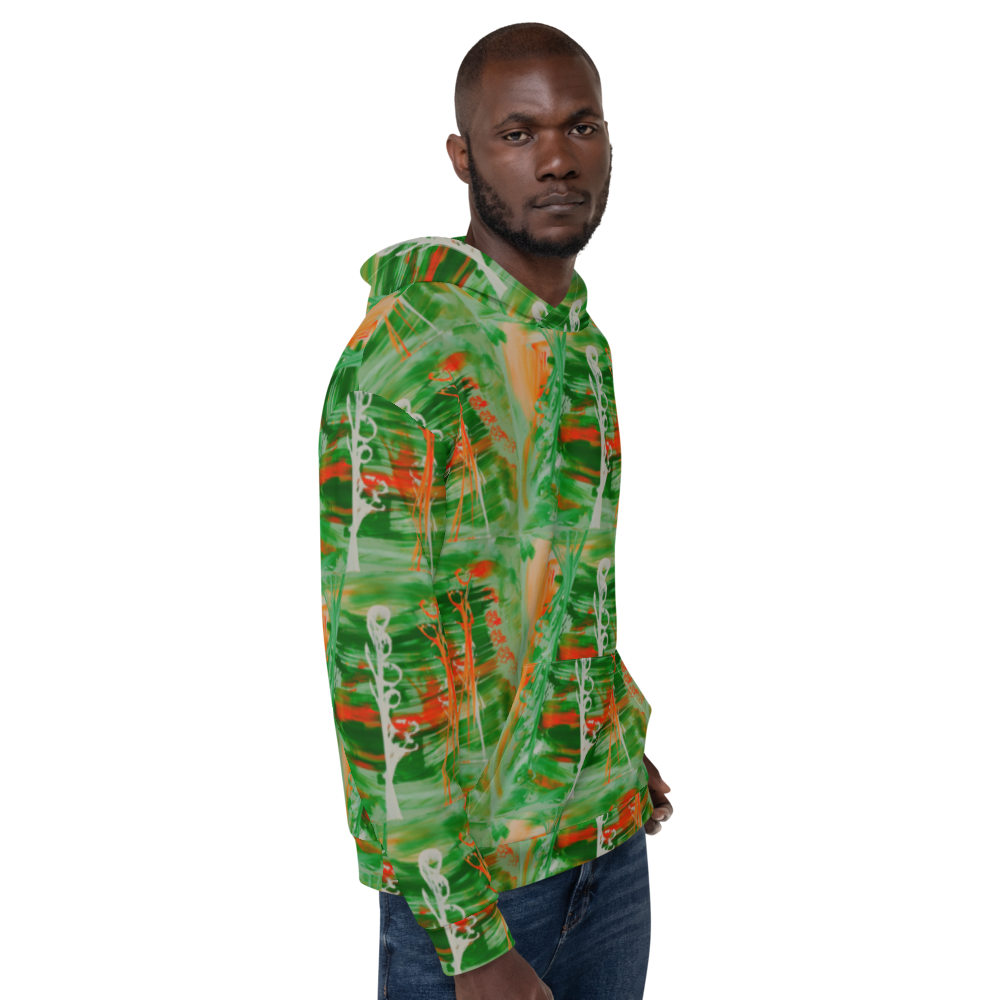 Men's "Orange/Green"  Hoodie
