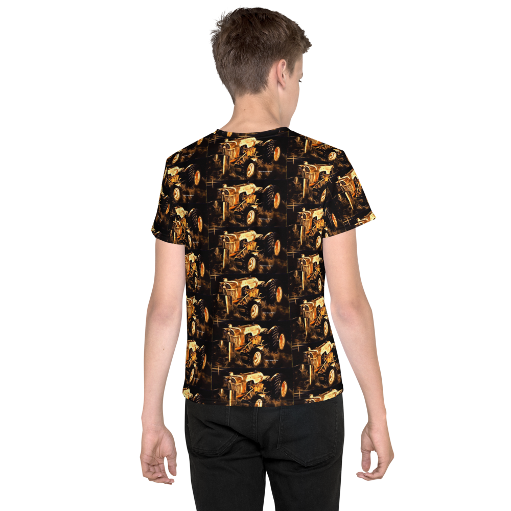 " A TRACTORive " crew neck t-shirt