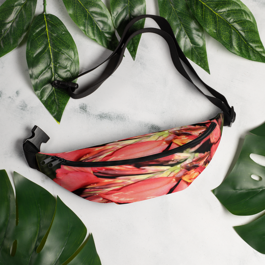"Pink Flower" Fanny Pack