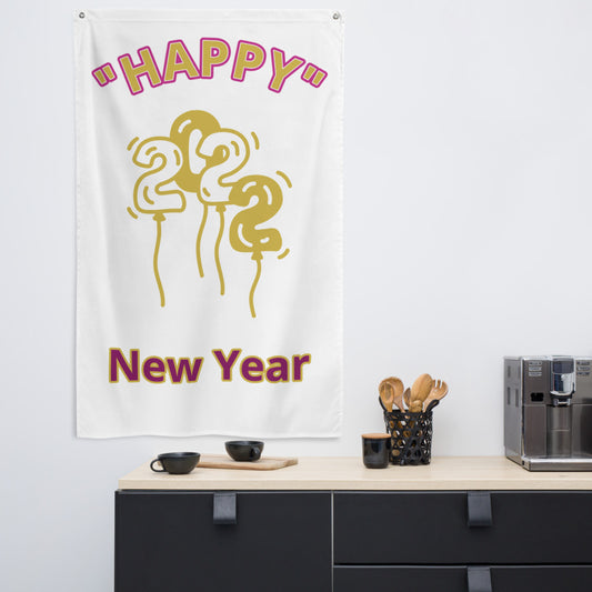 "Happy New Year" Flag