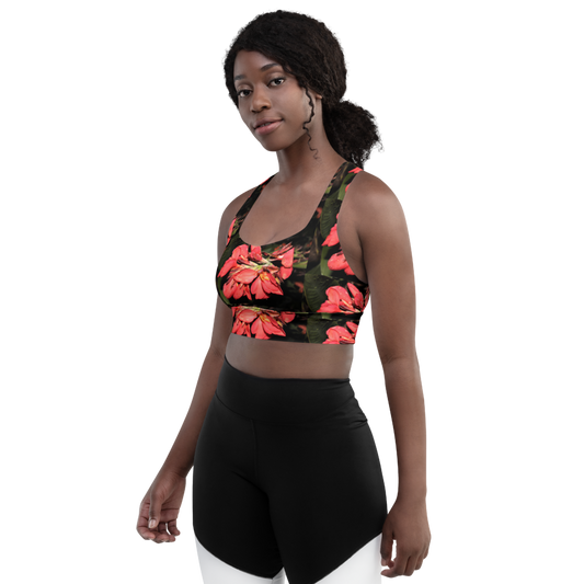 The pinkling Longline sports bra