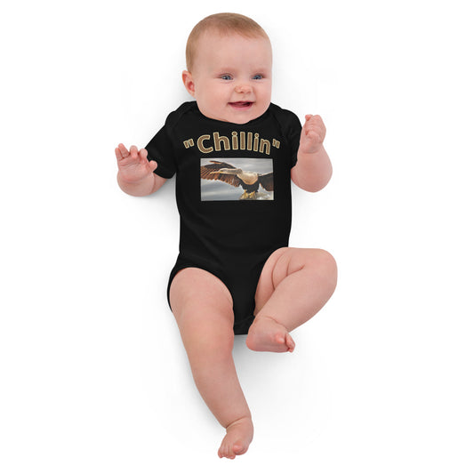 "Chillin" Organic cotton baby bodysuit